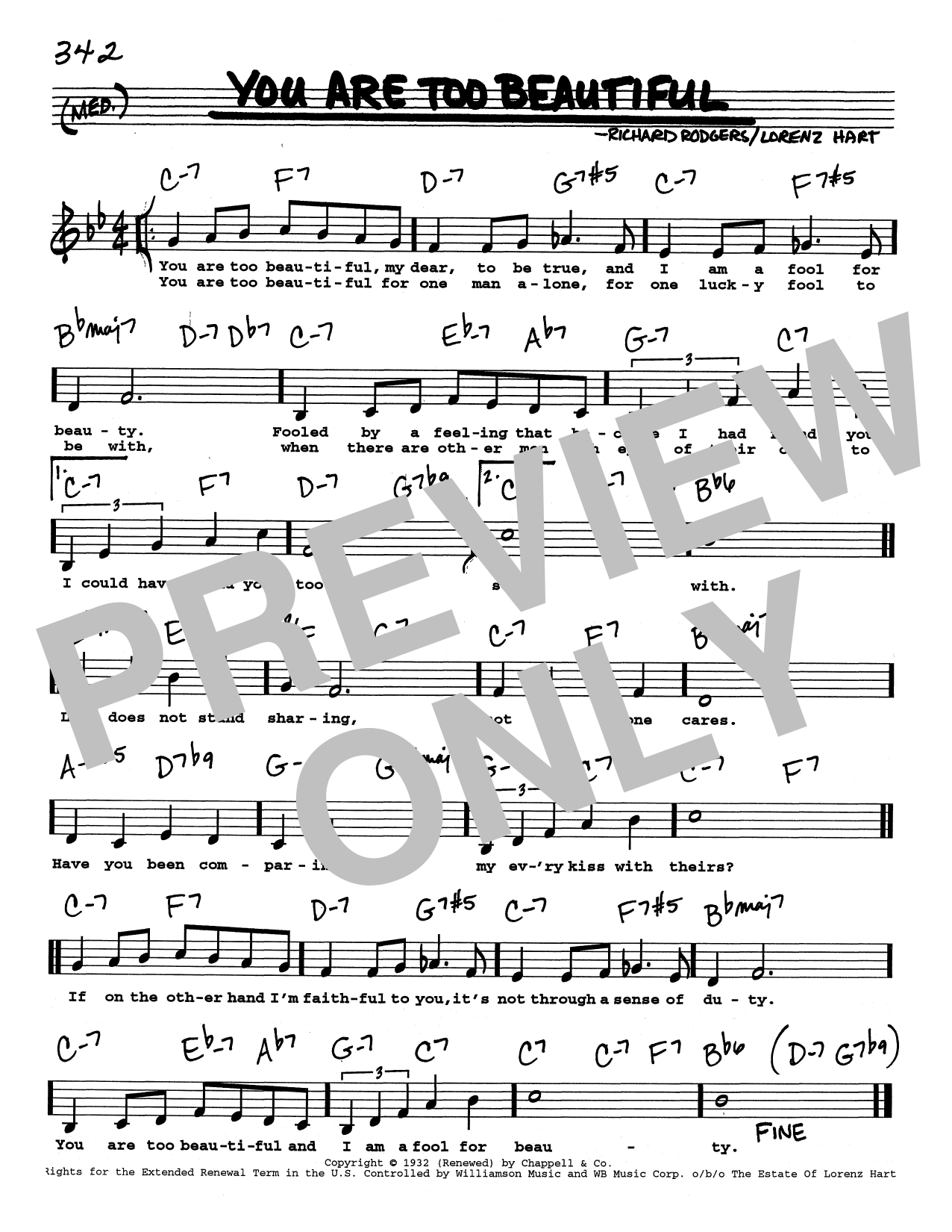 Learn to play Rodgers & Hart You Are Too Beautiful (Low Voice) sheet music for Real Book – Melody, Lyrics & Chords in minutes. Price: 5.9900$ Rodgers & Hart You Are Too Beautiful (Low Voice) sheet music notes and chords arranged for Real Book – Melody, Lyrics & Chords