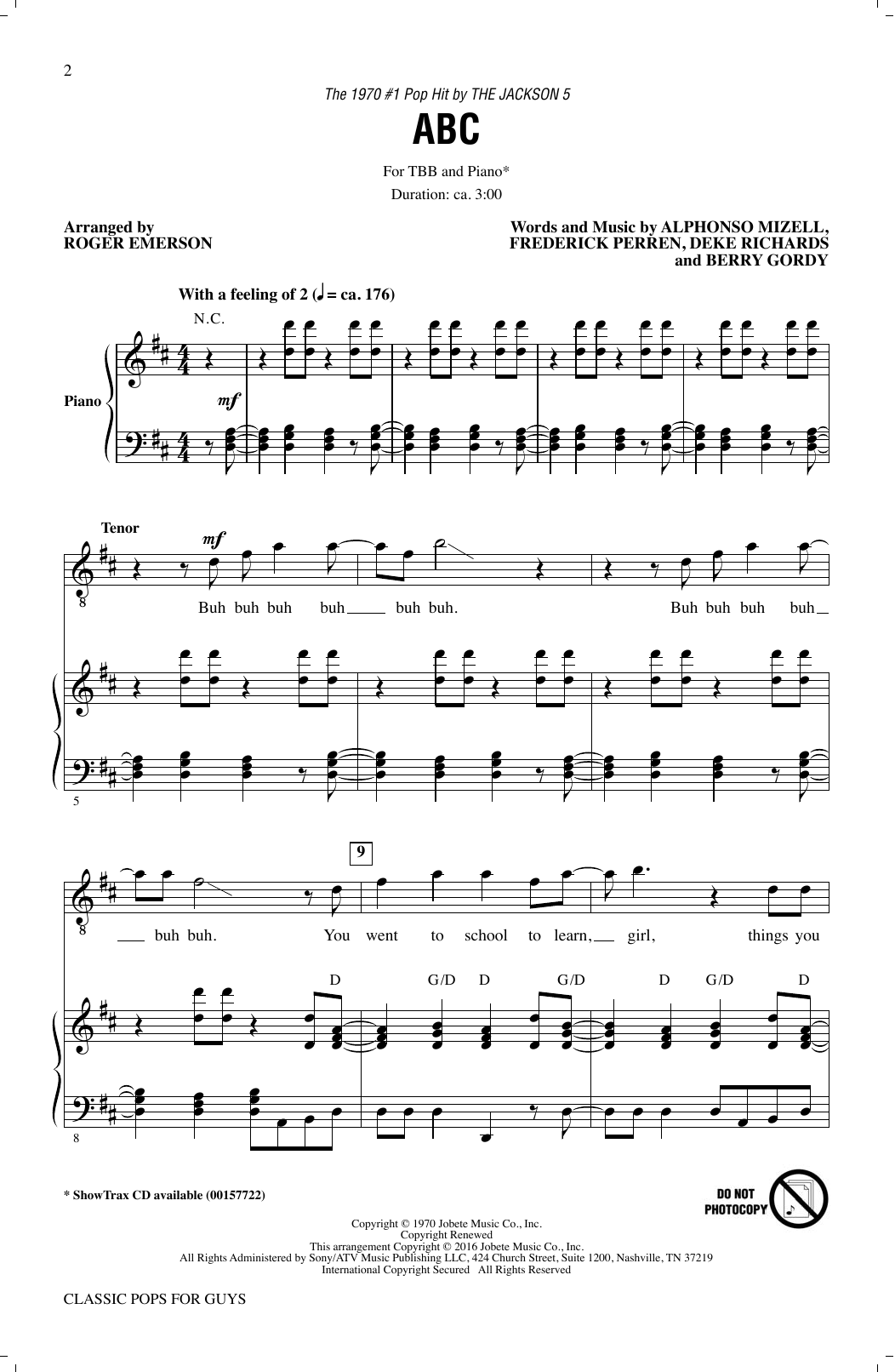 Roger Emerson Classic Pops For Guys (Collection) sheet music notes and chords. Download Printable PDF.