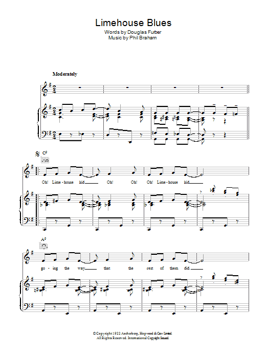 Learn to play Rosemary Clooney Limehouse Blues sheet music for Piano, Vocal & Guitar Chords in minutes. Price: 7.8900$ Rosemary Clooney Limehouse Blues sheet music notes and chords arranged for Piano, Vocal & Guitar Chords