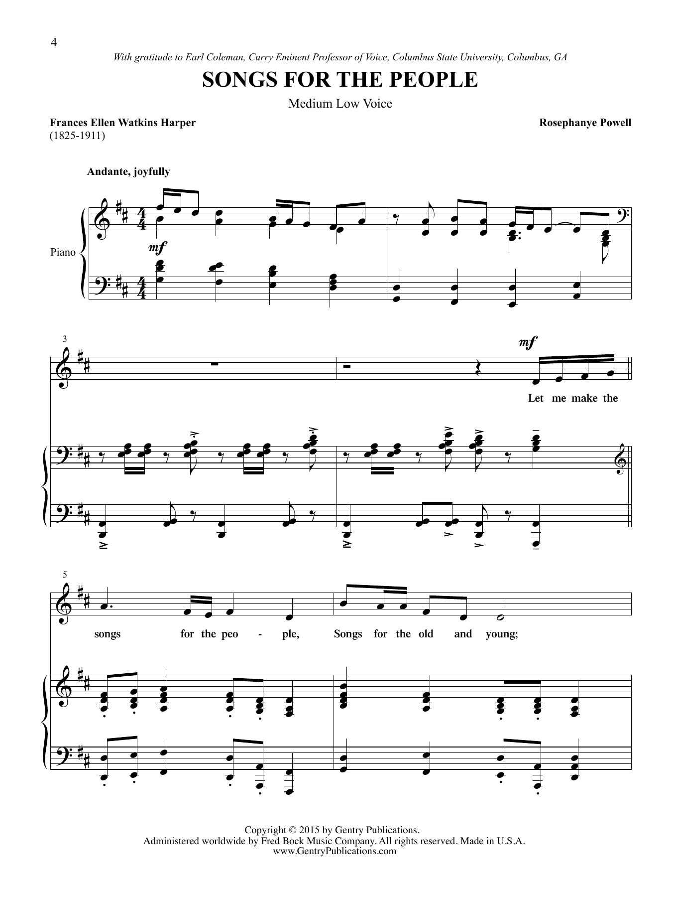 Rosephanye Powell Miss Wheatley's Garden (Medium Low Voice) sheet music notes and chords. Download Printable PDF.