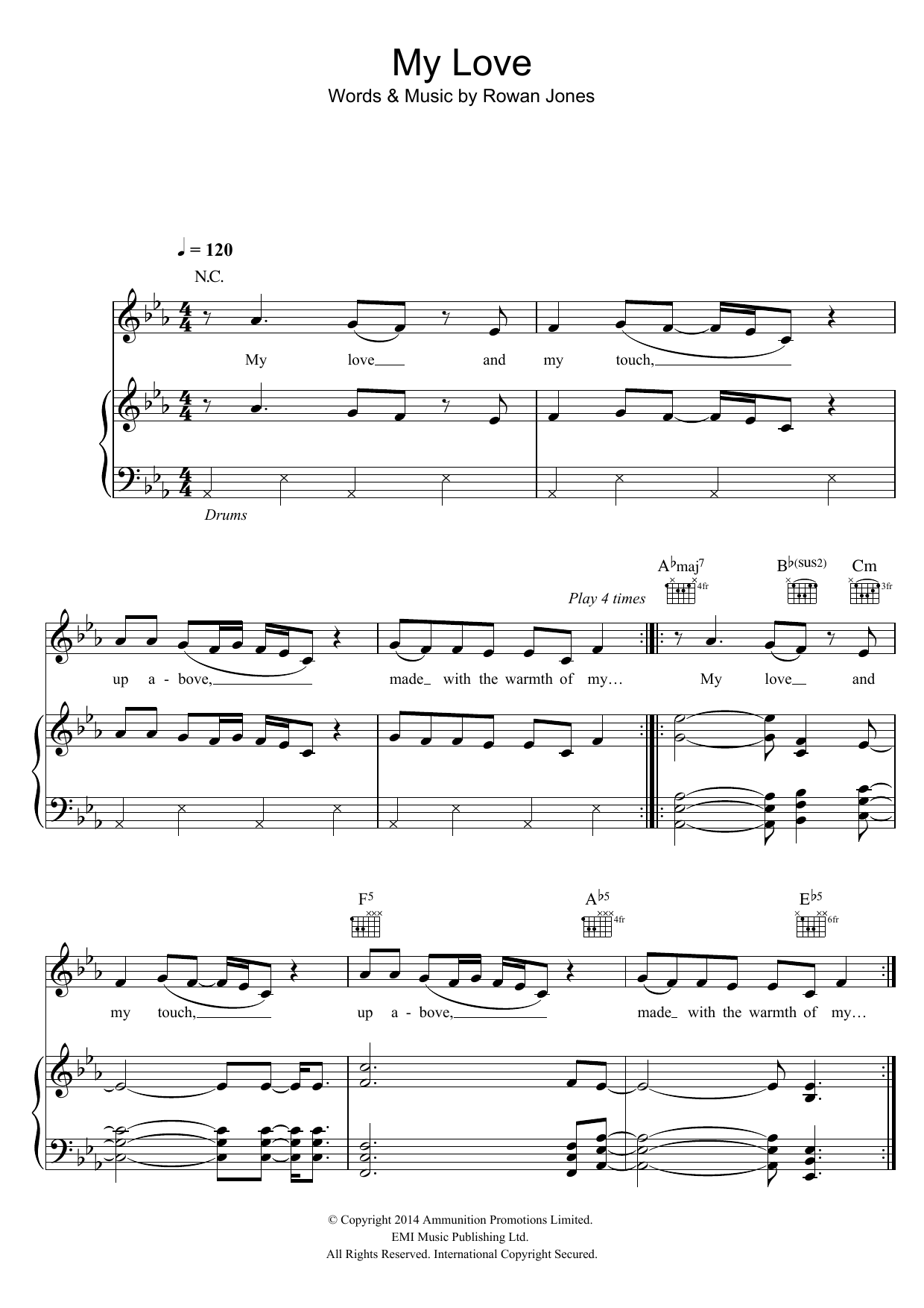 Route 94 My Love (feat. Jess Glynne) sheet music notes and chords arranged for Piano, Vocal & Guitar Chords