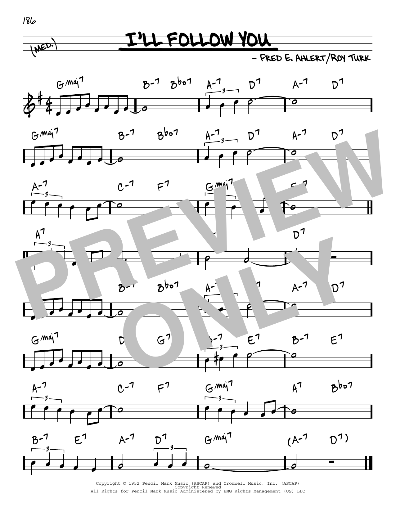 Learn to play Roy Turk I'll Follow You sheet music for Real Book – Melody & Chords in minutes. Price: 5.9900$ Roy Turk I'll Follow You sheet music notes and chords arranged for Real Book – Melody & Chords