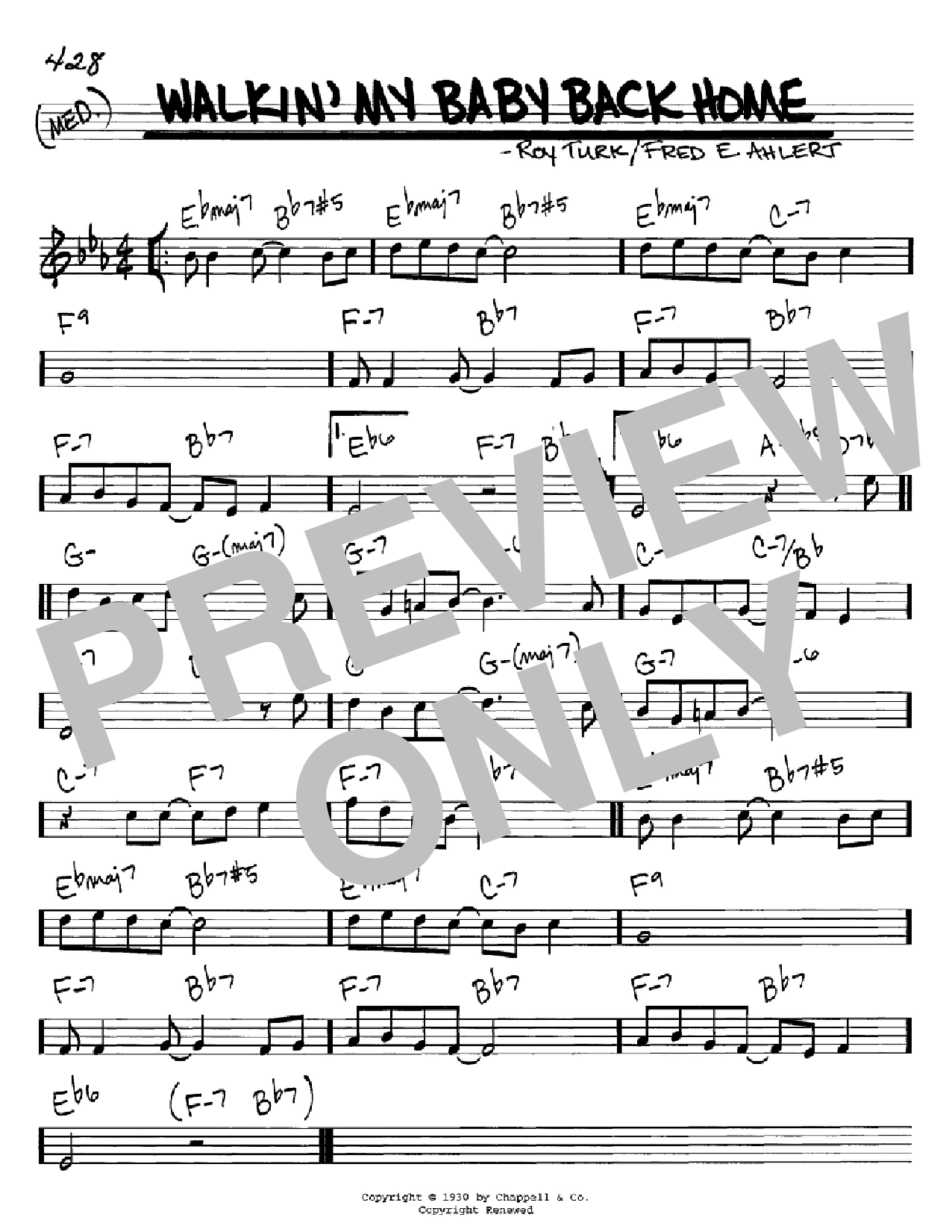 Learn to play Roy Turk Walkin' My Baby Back Home sheet music for Real Book – Melody, Lyrics & Chords in minutes. Price: 5.9900$ Roy Turk Walkin' My Baby Back Home sheet music notes and chords arranged for Real Book – Melody, Lyrics & Chords