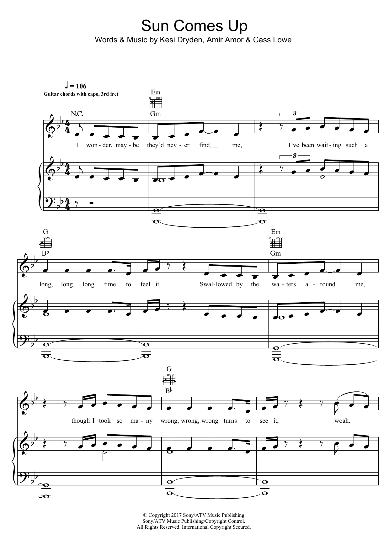 Learn to play Rudimental Sun Comes Up (feat. James Arthur) sheet music for Piano, Vocal & Guitar Chords in minutes. Price: 7.8900$ Rudimental Sun Comes Up (feat. James Arthur) sheet music notes and chords arranged for Piano, Vocal & Guitar Chords