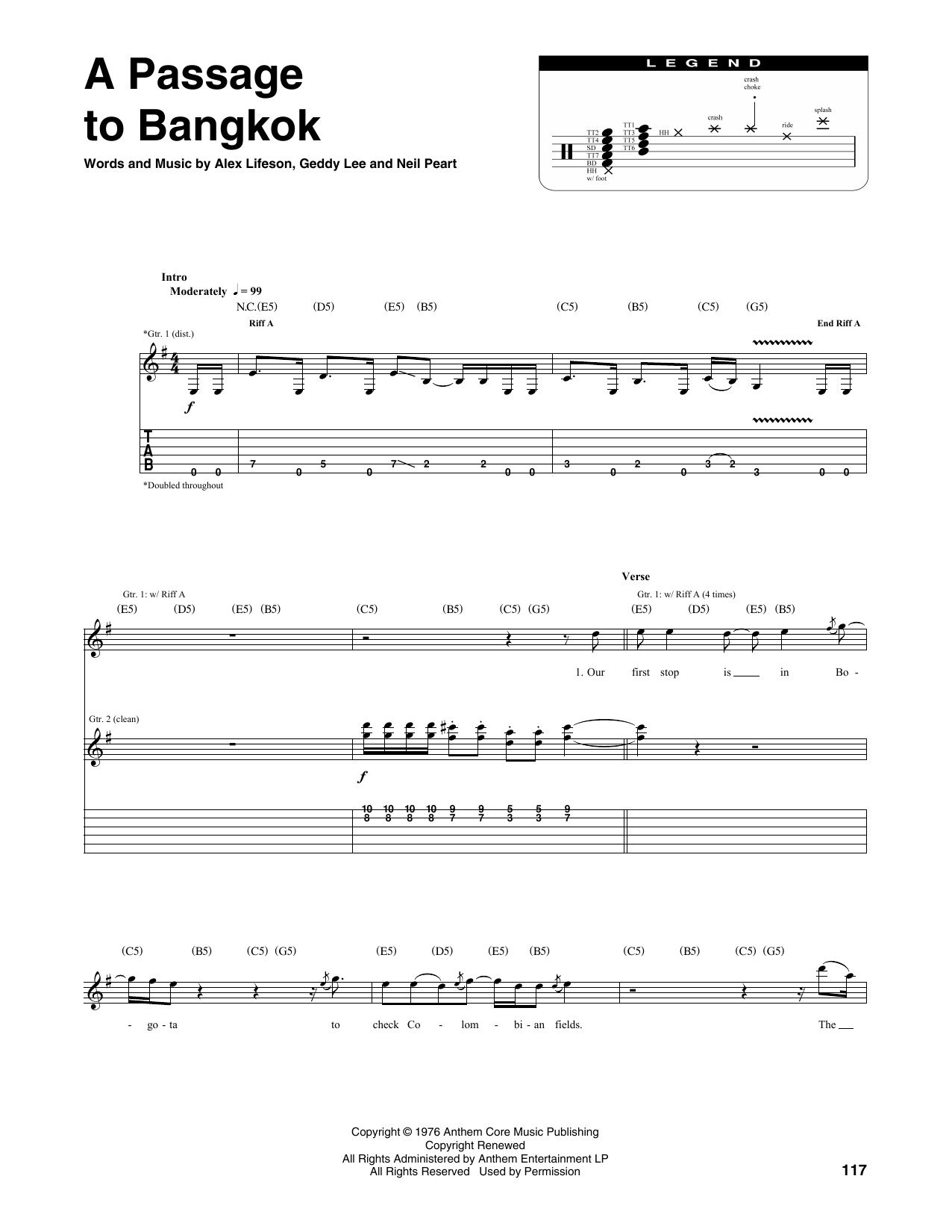 Learn to play Rush A Passage To Bangkok sheet music for Transcribed Score in minutes. Price: 7.8900$ Rush A Passage To Bangkok sheet music notes and chords arranged for Transcribed Score