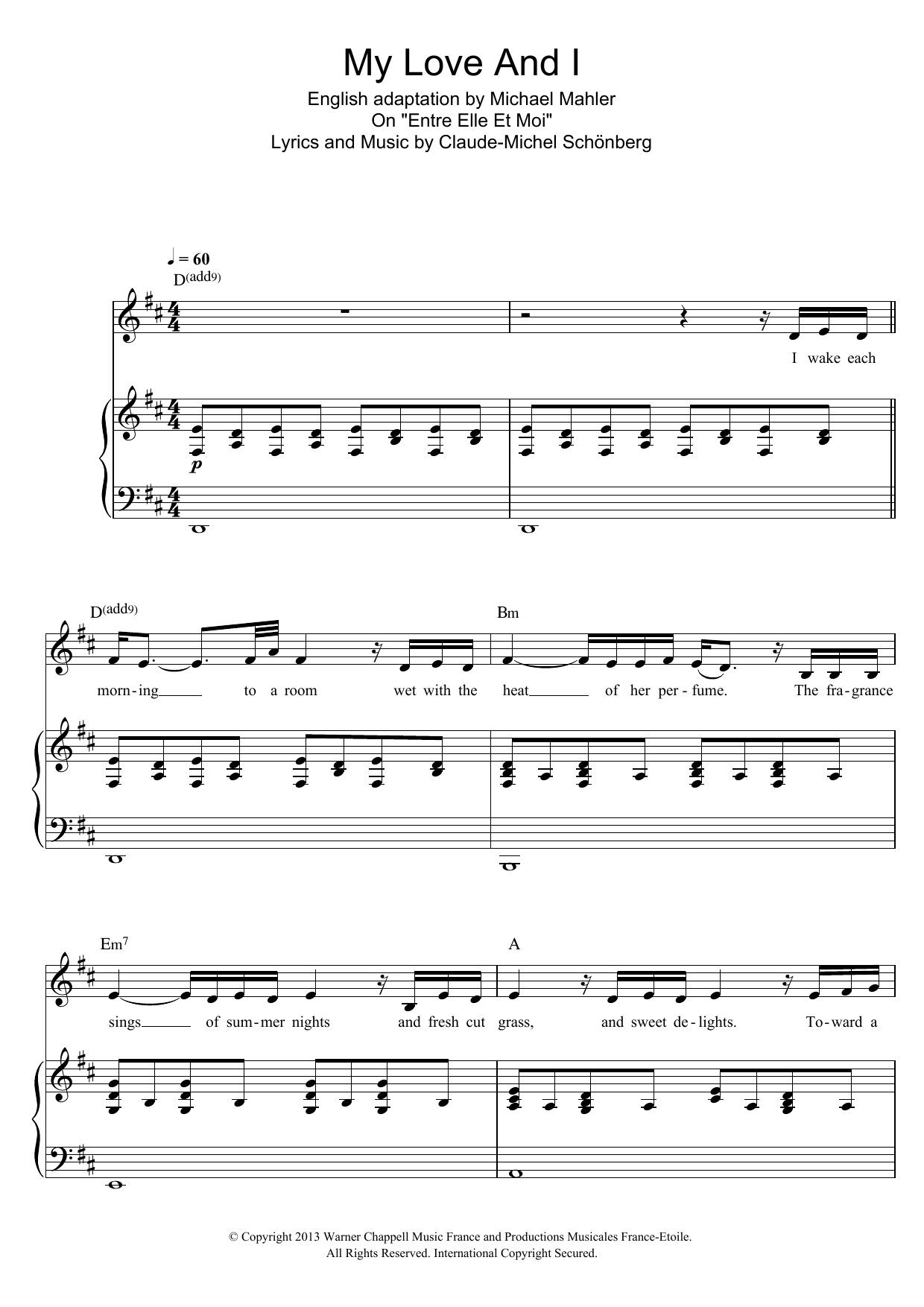 Learn to play Russell Watson My Love And I sheet music for Piano & Vocal in minutes. Price: 7.8900$ Russell Watson My Love And I sheet music notes and chords arranged for Piano & Vocal