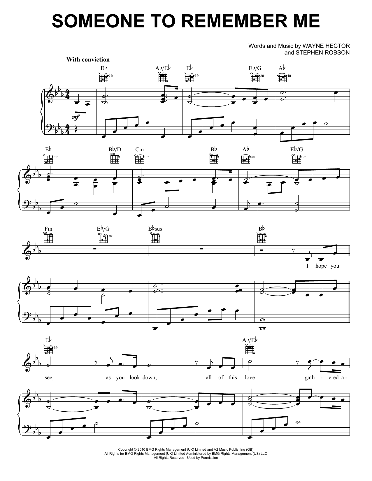 Learn to play Russell Watson Someone To Remember Me sheet music for Piano, Vocal & Guitar Chords (Right-Hand Melody) in minutes. Price: 6.9900$ Russell Watson Someone To Remember Me sheet music notes and chords arranged for Piano, Vocal & Guitar Chords (Right-Hand Melody)