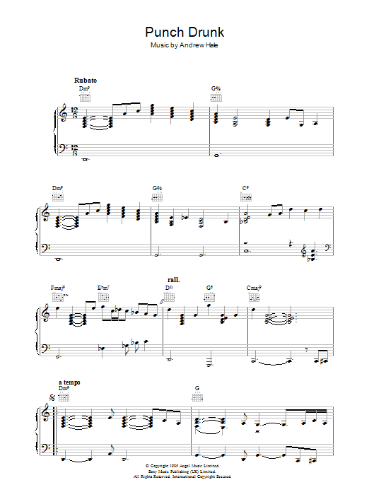 Learn to play Sade Punch Drunk sheet music for Piano, Vocal & Guitar Chords in minutes. Price: 7.8900$ Sade Punch Drunk sheet music notes and chords arranged for Piano, Vocal & Guitar Chords