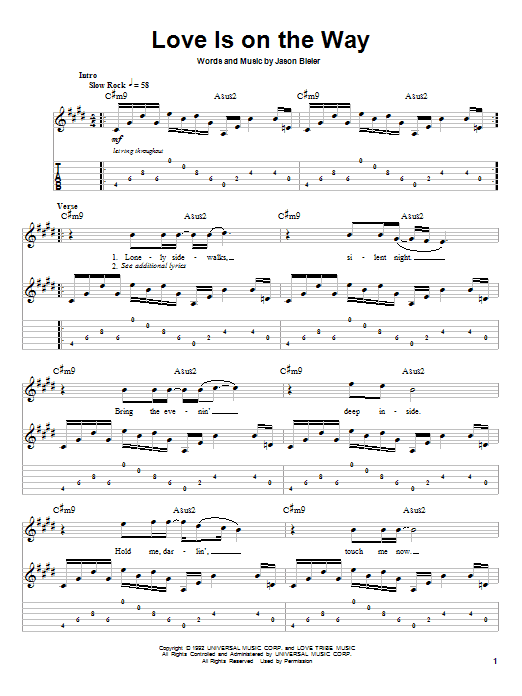 Saigon Kick Love Is On The Way sheet music notes and chords. Download Printable PDF.