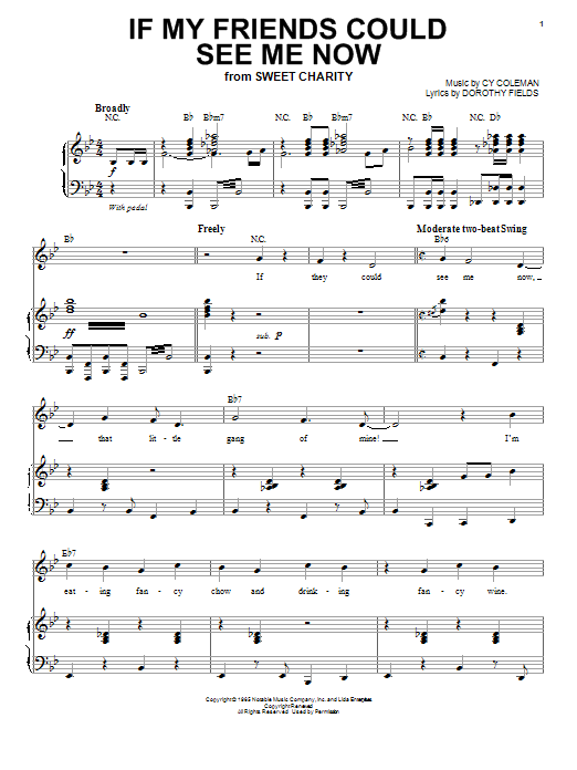 Learn to play Sammy Davis, Jr. If My Friends Could See Me Now sheet music for Piano & Vocal in minutes. Price: 6.9900$ Sammy Davis, Jr. If My Friends Could See Me Now sheet music notes and chords arranged for Piano & Vocal