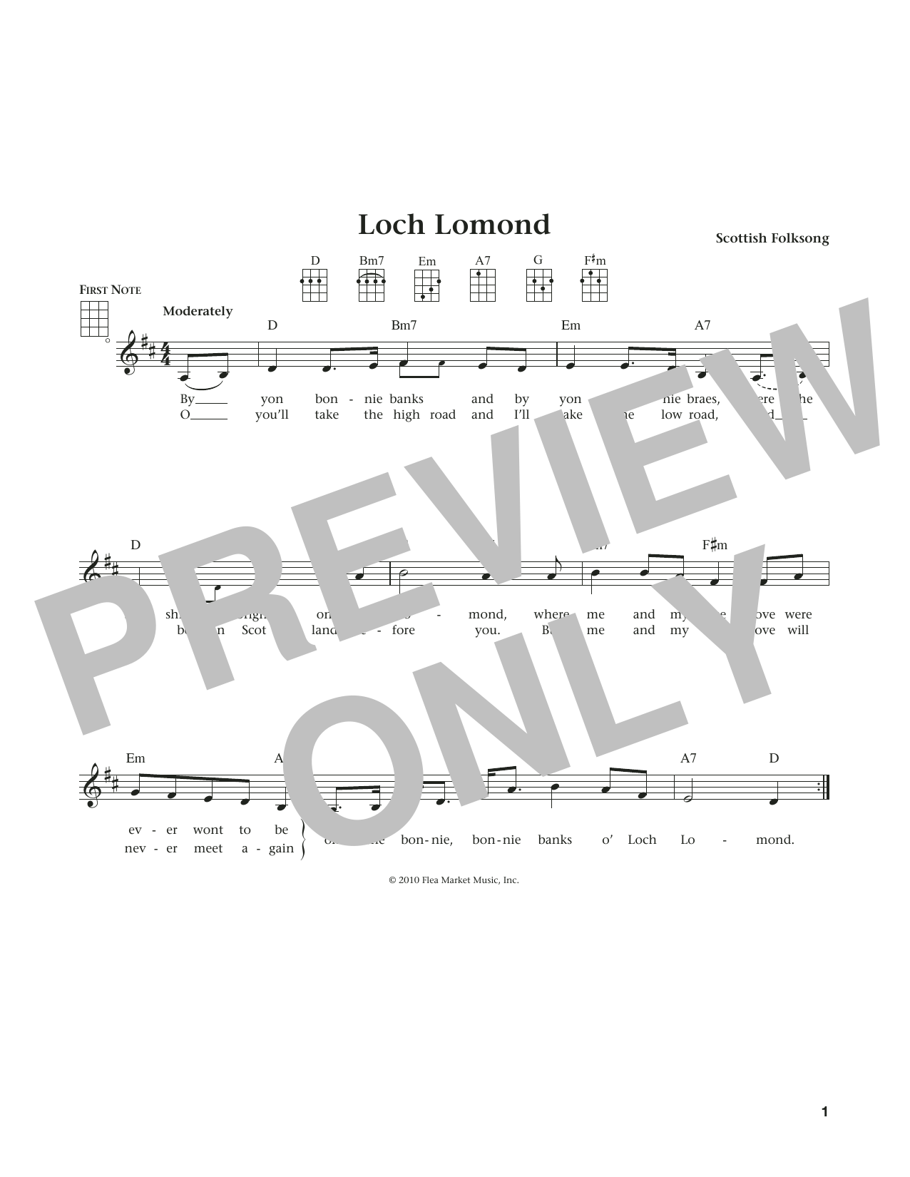 Learn to play Scottish Folksong Loch Lomond (from The Daily Ukulele) (arr. Liz and Jim Beloff) sheet music for Ukulele in minutes. Price: 5.9900$ Scottish Folksong Loch Lomond (from The Daily Ukulele) (arr. Liz and Jim Beloff) sheet music notes and chords arranged for Ukulele