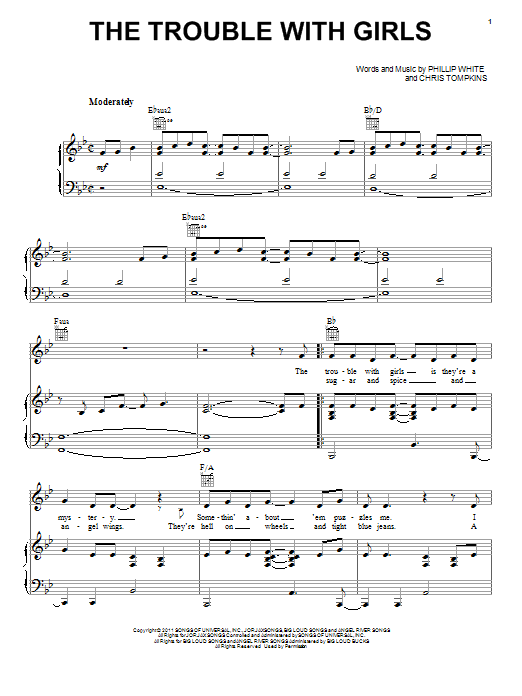 Learn to play Scotty McCreery The Trouble With Girls sheet music for Piano, Vocal & Guitar Chords (Right-Hand Melody) in minutes. Price: 7.8900$ Scotty McCreery The Trouble With Girls sheet music notes and chords arranged for Piano, Vocal & Guitar Chords (Right-Hand Melody)