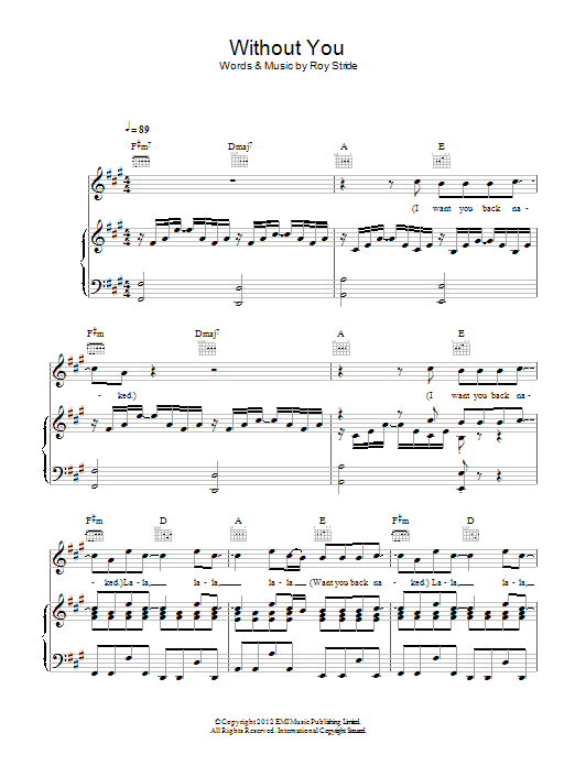 Learn to play Scouting For Girls Without You sheet music for Piano, Vocal & Guitar Chords in minutes. Price: 7.8900$ Scouting For Girls Without You sheet music notes and chords arranged for Piano, Vocal & Guitar Chords