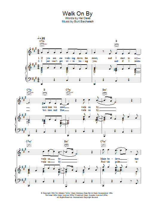 Seal Walk On By sheet music notes and chords. Download Printable PDF.