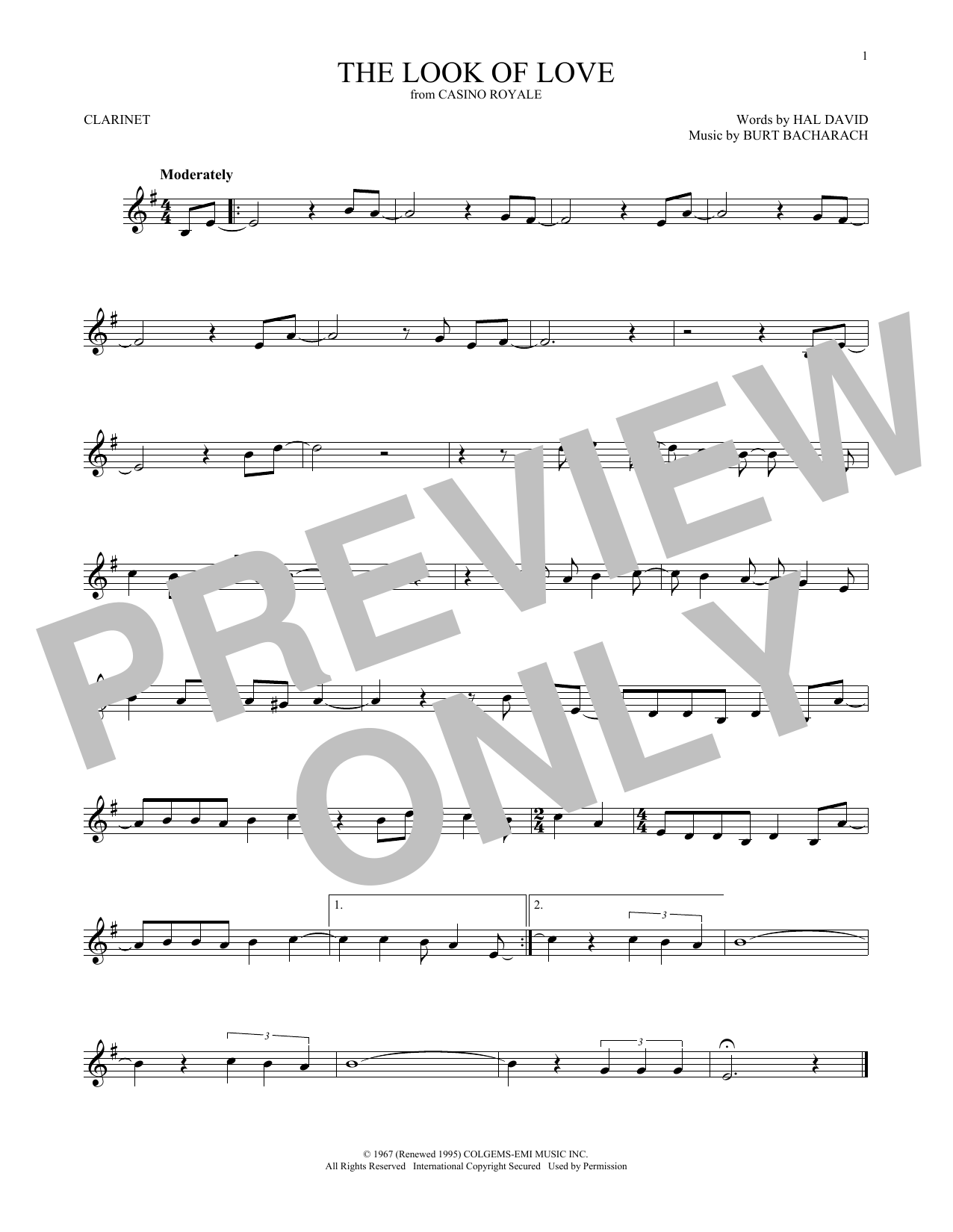 Sergio Mendes & Brasil '66 The Look Of Love sheet music notes and chords. Download Printable PDF.