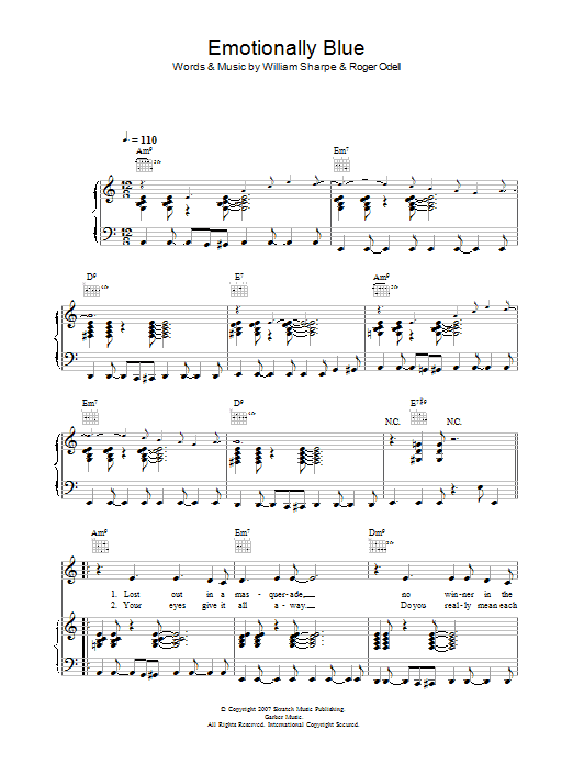 Learn to play Shakatak Emotionally Blue sheet music for Piano, Vocal & Guitar Chords in minutes. Price: 7.8900$ Shakatak Emotionally Blue sheet music notes and chords arranged for Piano, Vocal & Guitar Chords