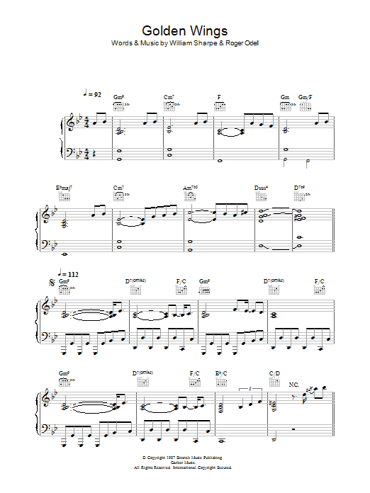 Learn to play Shakatak Golden Wings sheet music for Piano, Vocal & Guitar Chords in minutes. Price: 7.8900$ Shakatak Golden Wings sheet music notes and chords arranged for Piano, Vocal & Guitar Chords
