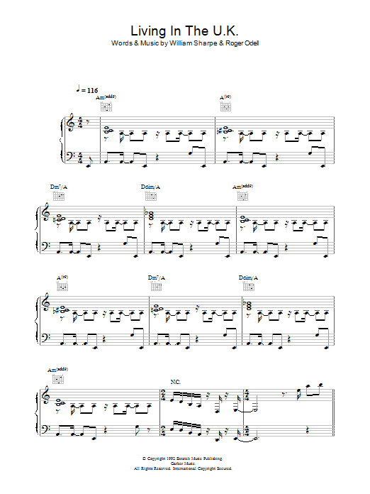 Learn to play Shakatak Living In The UK sheet music for Piano, Vocal & Guitar Chords in minutes. Price: 7.8900$ Shakatak Living In The UK sheet music notes and chords arranged for Piano, Vocal & Guitar Chords