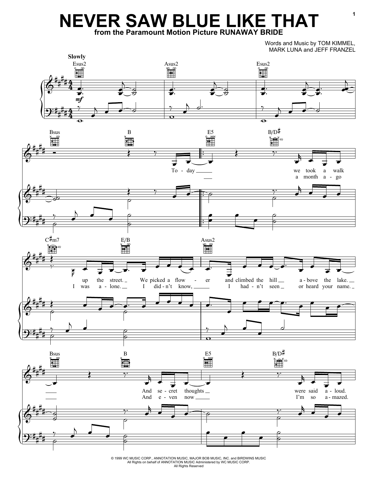 Shawn Colvin Never Saw Blue Like That sheet music notes and chords. Download Printable PDF.