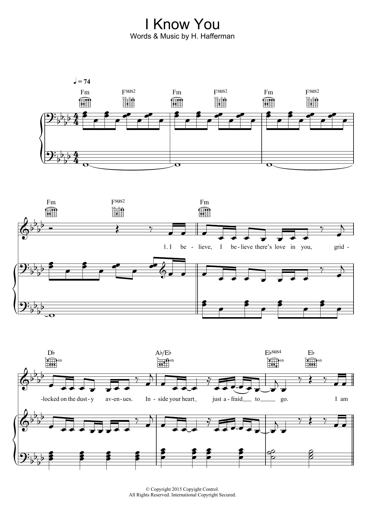 Learn to play Skylar Grey I Know You (from 'Fifty Shades Of Grey') sheet music for Piano, Vocal & Guitar Chords in minutes. Price: 7.8900$ Skylar Grey I Know You (from 'Fifty Shades Of Grey') sheet music notes and chords arranged for Piano, Vocal & Guitar Chords
