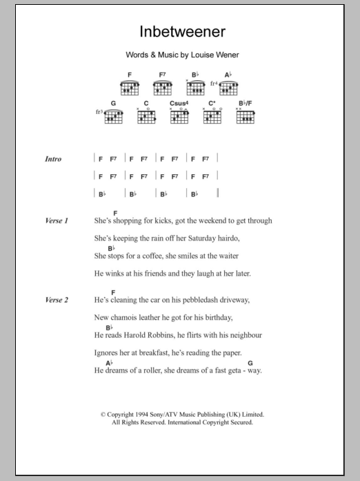 Learn to play Sleeper Inbetweener sheet music for Guitar Tab in minutes. Price: 7.8900$ Sleeper Inbetweener sheet music notes and chords arranged for Guitar Tab