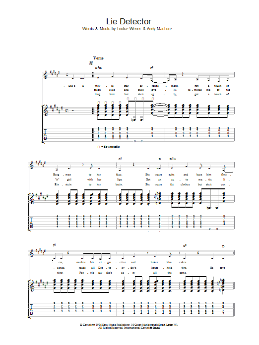 Learn to play Sleeper Lie Detector sheet music for Guitar Tab in minutes. Price: 7.8900$ Sleeper Lie Detector sheet music notes and chords arranged for Guitar Tab