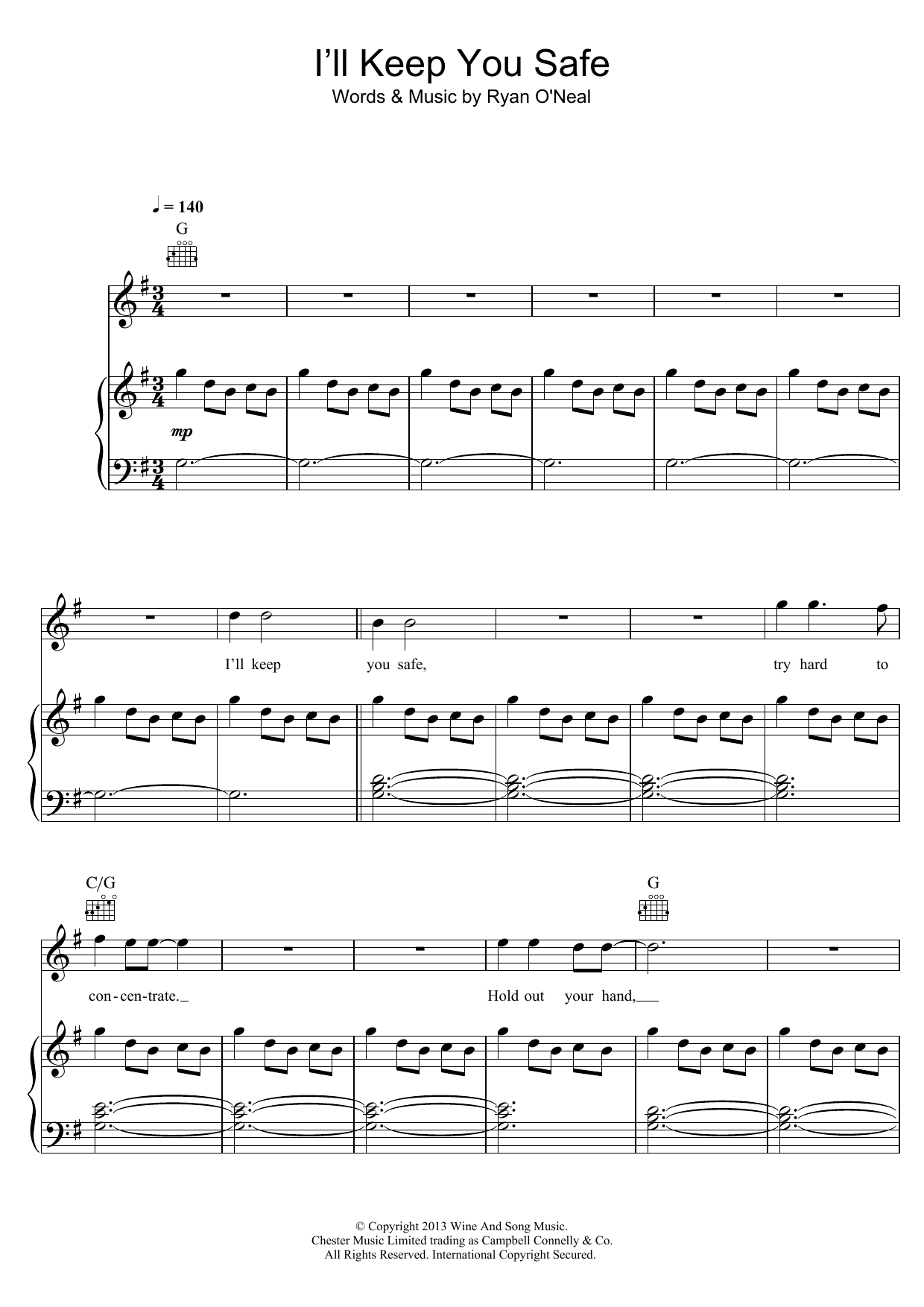 Learn to play Sleeping At Last I'll Keep You Safe sheet music for Piano, Vocal & Guitar Chords in minutes. Price: 7.8900$ Sleeping At Last I'll Keep You Safe sheet music notes and chords arranged for Piano, Vocal & Guitar Chords