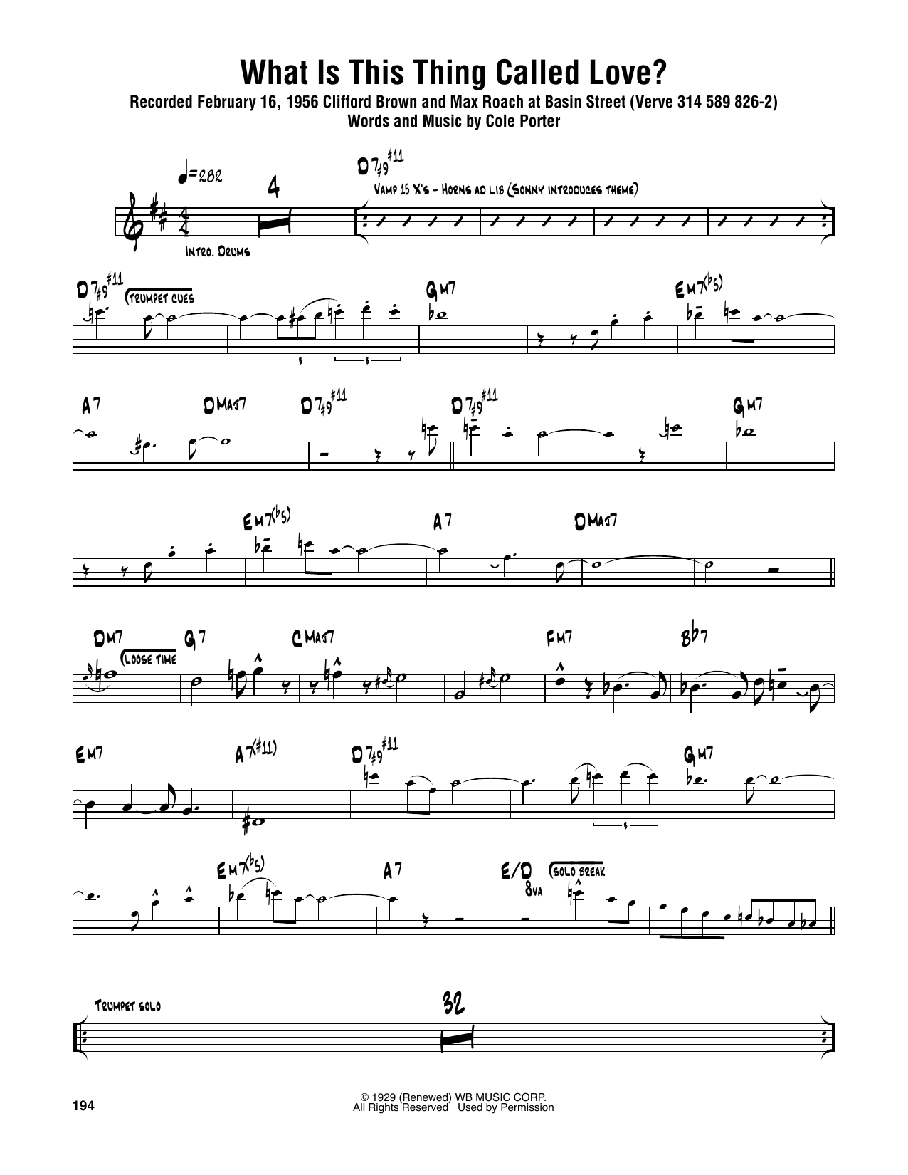 Learn to play Sonny Rollins What Is This Thing Called Love? sheet music for Tenor Sax Transcription in minutes. Price: 6.9900$ Sonny Rollins What Is This Thing Called Love? sheet music notes and chords arranged for Tenor Sax Transcription