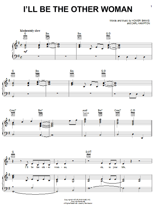 Learn to play Soul Children I'll Be The Other Woman sheet music for Real Book – Melody & Chords in minutes. Price: 5.9900$ Soul Children I'll Be The Other Woman sheet music notes and chords arranged for Real Book – Melody & Chords