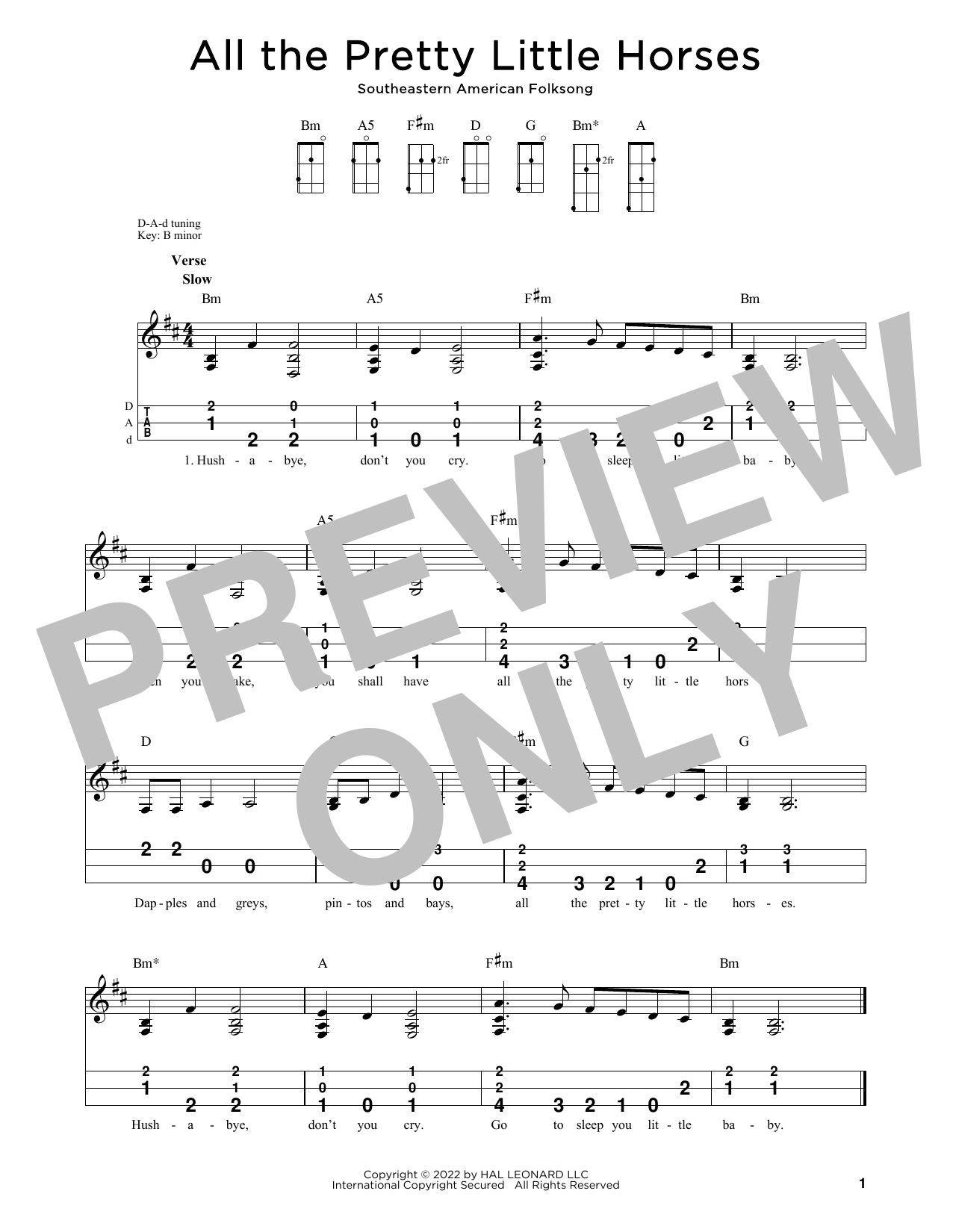 Southeastern American Folksong All The Pretty Little Horses (arr. Steven B. Eulberg) sheet music notes and chords. Download Printable PDF.