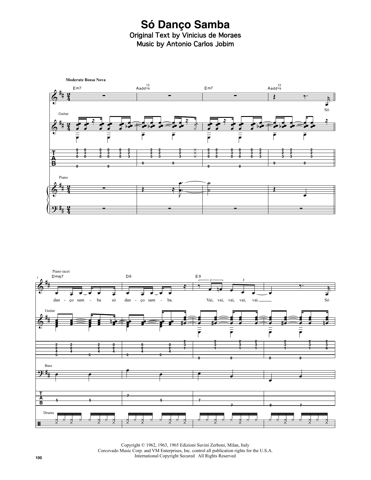 Stan Getz & João Gilberto Jazz 'N' Samba (So Danco Samba) sheet music notes and chords. Download Printable PDF.