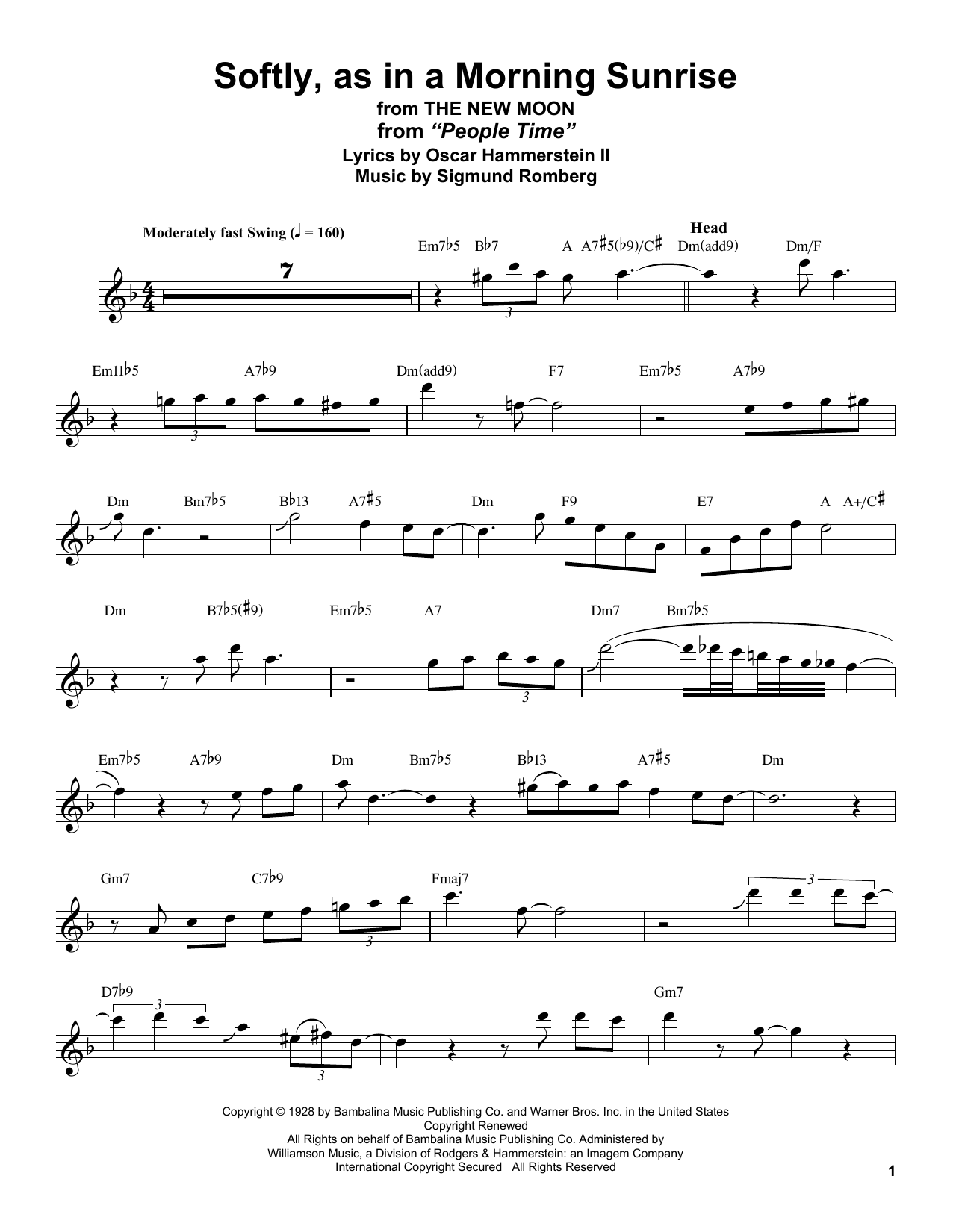 Learn to play Stan Getz Softly As In A Morning Sunrise sheet music for Tenor Sax Transcription in minutes. Price: 6.9900$ Stan Getz Softly As In A Morning Sunrise sheet music notes and chords arranged for Tenor Sax Transcription