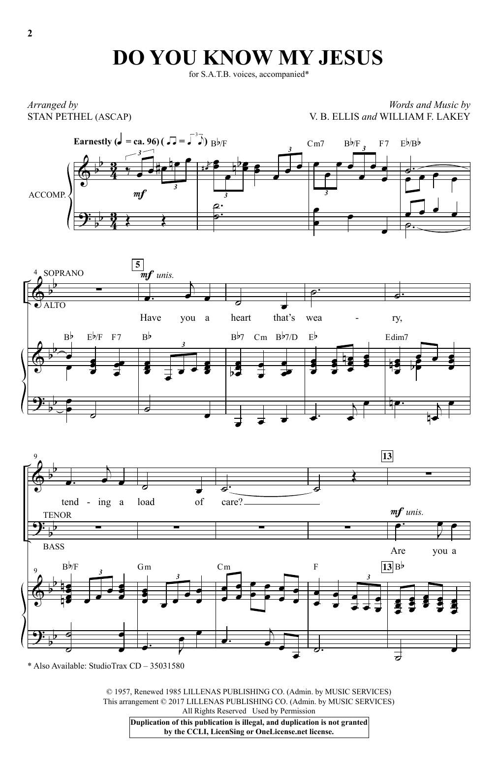 Stan Pethel Do You Know My Jesus? sheet music notes and chords. Download Printable PDF.