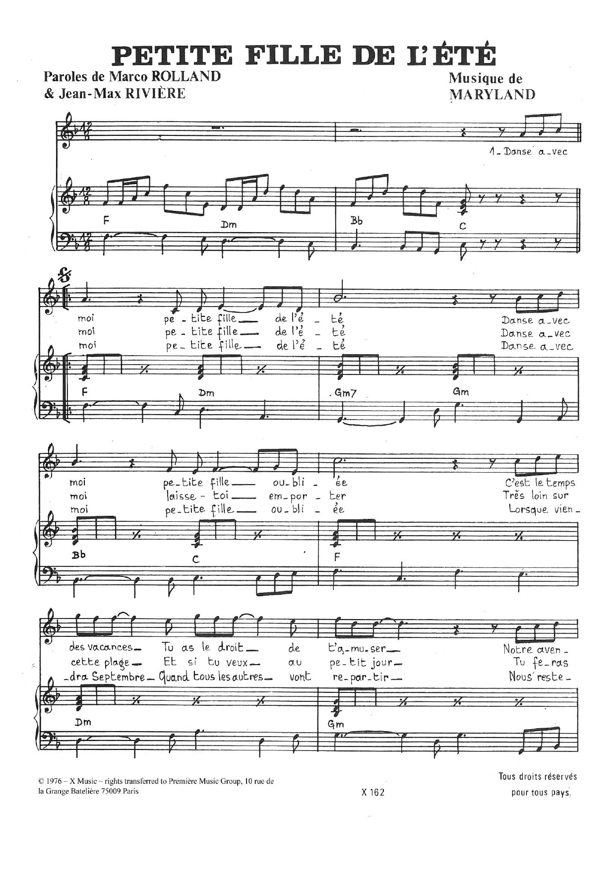 Learn to play Stephan Forman Petite Fille De L'ete sheet music for Piano & Vocal in minutes. Price: 7.8900$ Stephan Forman Petite Fille De L'ete sheet music notes and chords arranged for Piano & Vocal