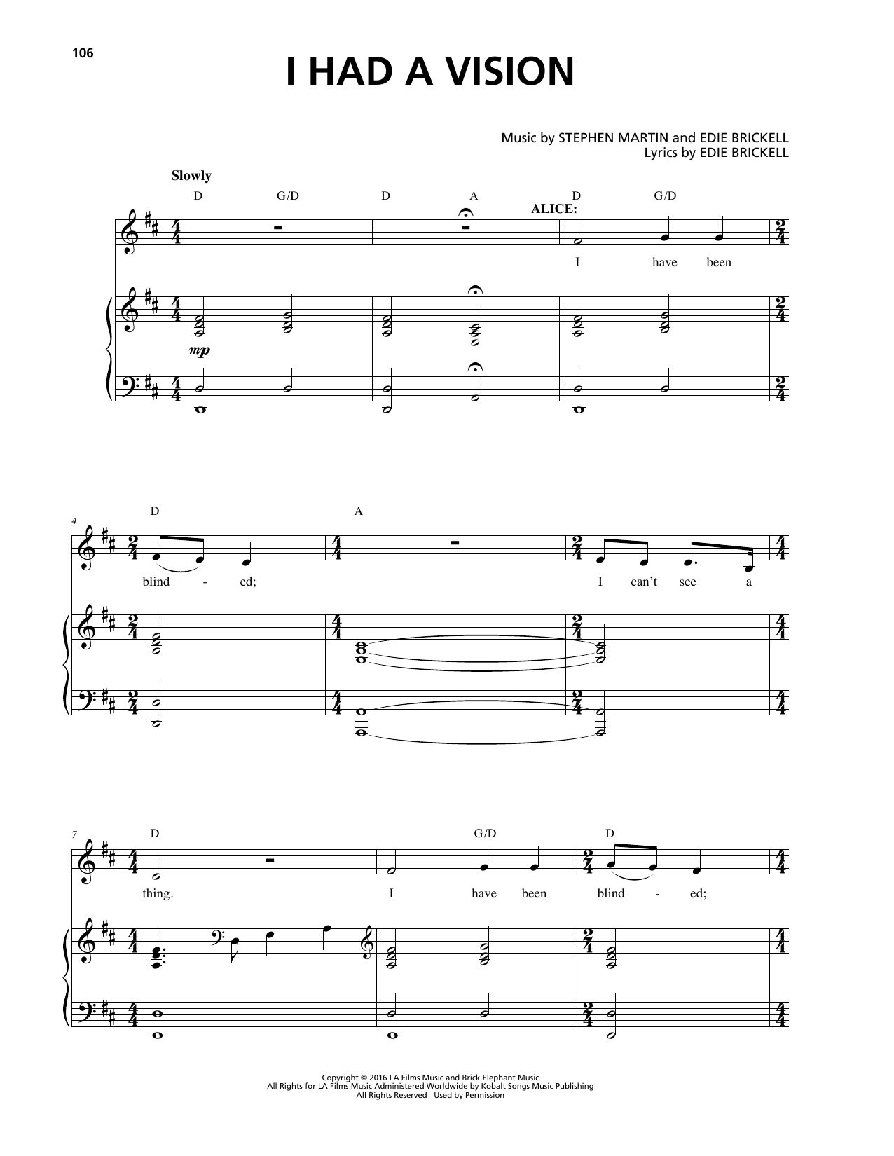 Learn to play Stephen Martin & Edie Brickell I Had A Vision sheet music for Piano & Vocal in minutes. Price: 7.8900$ Stephen Martin & Edie Brickell I Had A Vision sheet music notes and chords arranged for Piano & Vocal