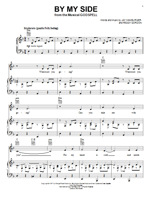Learn to play Stephen Schwartz By My Side sheet music for Piano, Vocal & Guitar Chords (Right-Hand Melody) in minutes. Price: 7.8900$ Stephen Schwartz By My Side sheet music notes and chords arranged for Piano, Vocal & Guitar Chords (Right-Hand Melody)