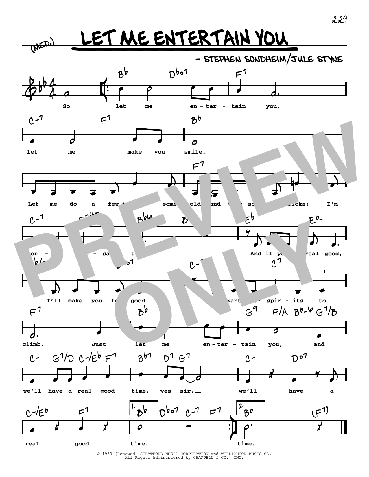 Learn to play Stephen Sondheim Let Me Entertain You (Low Voice) sheet music for Real Book – Melody, Lyrics & Chords in minutes. Price: 5.9900$ Stephen Sondheim Let Me Entertain You (Low Voice) sheet music notes and chords arranged for Real Book – Melody, Lyrics & Chords