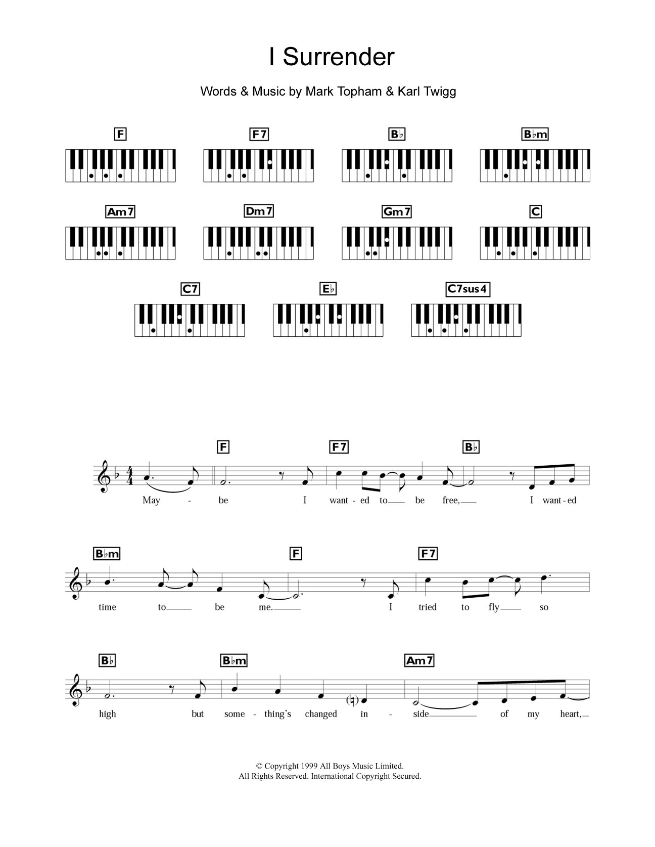 Learn to play Steps I Surrender sheet music for Piano Chords/Lyrics in minutes. Price: 4.4900$ Steps I Surrender sheet music notes and chords arranged for Piano Chords/Lyrics
