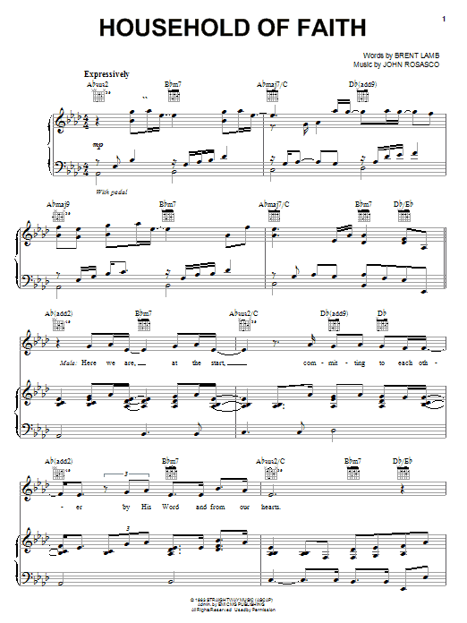 Learn to play Steve Green Household Of Faith sheet music for Piano, Vocal & Guitar Chords (Right-Hand Melody) in minutes. Price: 7.8900$ Steve Green Household Of Faith sheet music notes and chords arranged for Piano, Vocal & Guitar Chords (Right-Hand Melody)