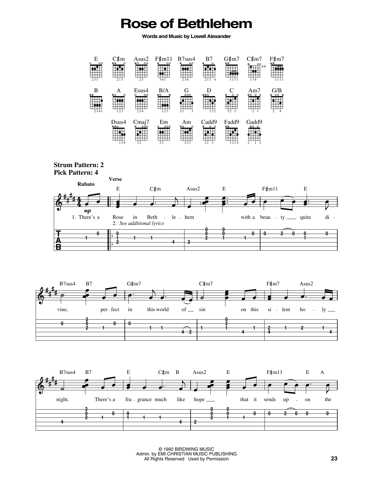 Steve Green Rose Of Bethlehem sheet music notes and chords. Download Printable PDF.