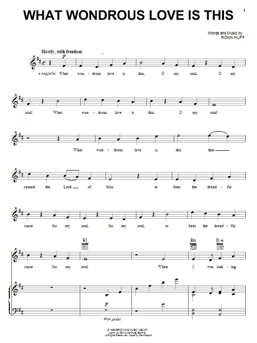 Steve Green What Wondrous Love Is This sheet music notes and chords. Download Printable PDF.