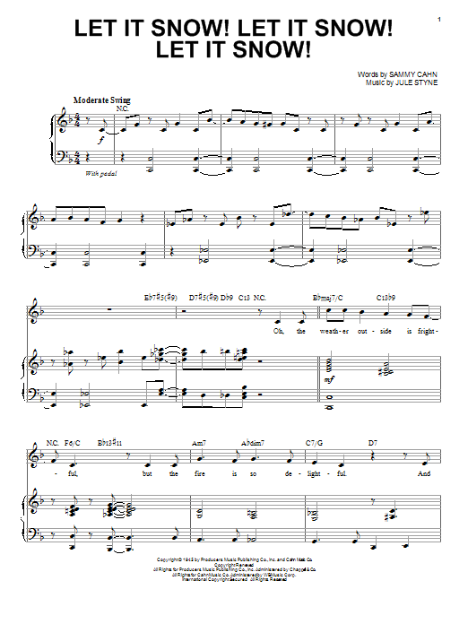 Learn to play Steve Tyrell Let It Snow! Let It Snow! Let It Snow! sheet music for Piano & Vocal in minutes. Price: 7.8900$ Steve Tyrell Let It Snow! Let It Snow! Let It Snow! sheet music notes and chords arranged for Piano & Vocal