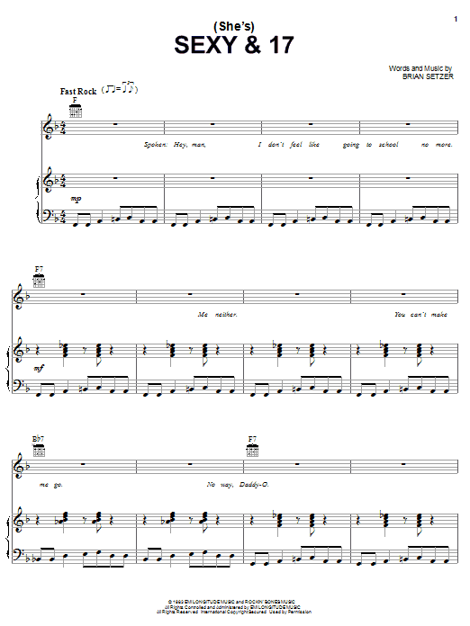 Learn to play Stray Cats (She's) Sexy & 17 sheet music for Piano, Vocal & Guitar Chords (Right-Hand Melody) in minutes. Price: 7.8900$ Stray Cats (She's) Sexy & 17 sheet music notes and chords arranged for Piano, Vocal & Guitar Chords (Right-Hand Melody)