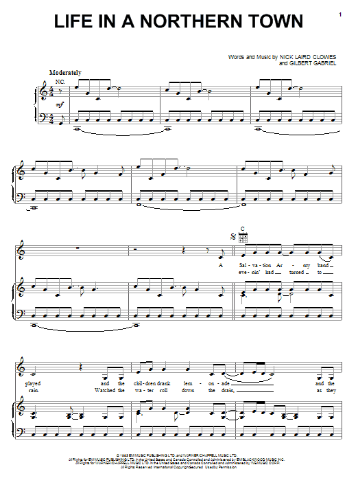 Learn to play Sugarland Life In A Northern Town (feat. Little Big Town & Jake Owen) sheet music for Piano, Vocal & Guitar Chords (Right-Hand Melody) in minutes. Price: 7.8900$ Sugarland Life In A Northern Town (feat. Little Big Town & Jake Owen) sheet music notes and chords arranged for Piano, Vocal & Guitar Chords (Right-Hand Melody)