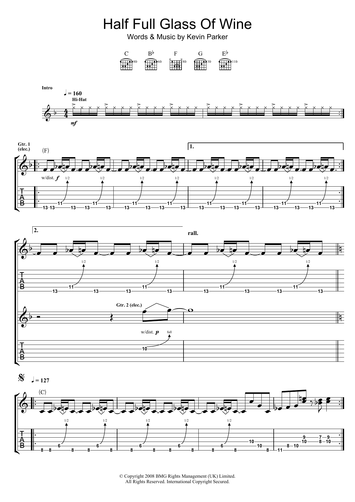 Learn to play Tame Impala Half Full Glass Of Wine sheet music for Guitar Tab in minutes. Price: 7.8900$ Tame Impala Half Full Glass Of Wine sheet music notes and chords arranged for Guitar Tab