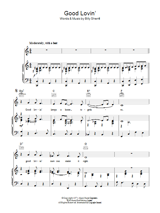 Learn to play Tammy Wynette Good Lovin' (Makes It Right) sheet music for Piano, Vocal & Guitar Chords in minutes. Price: 7.8900$ Tammy Wynette Good Lovin' (Makes It Right) sheet music notes and chords arranged for Piano, Vocal & Guitar Chords