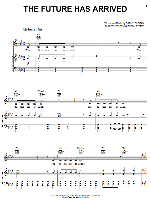 Learn to play The All-American Rejects The Future Has Arrived sheet music for Piano, Vocal & Guitar Chords (Right-Hand Melody) in minutes. Price: 7.8900$ The All-American Rejects The Future Has Arrived sheet music notes and chords arranged for Piano, Vocal & Guitar Chords (Right-Hand Melody)