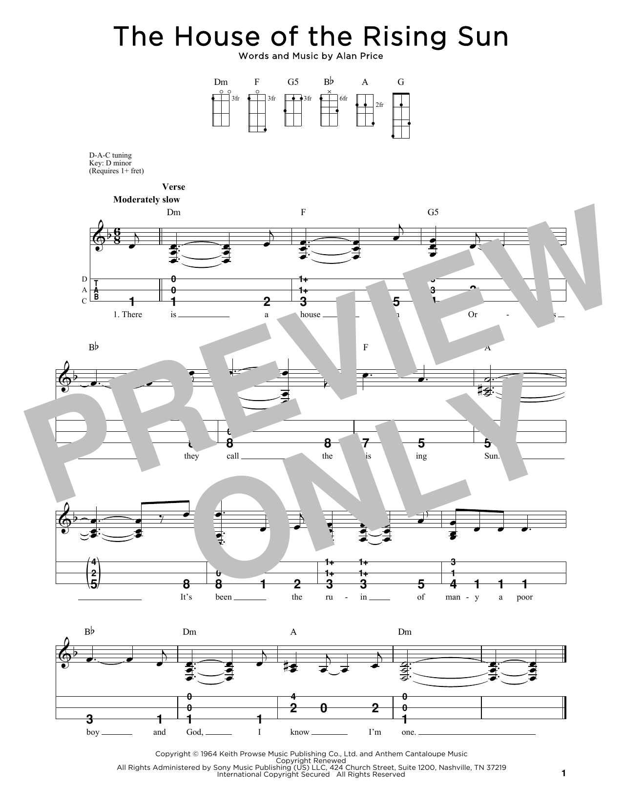 The Animals The House Of The Rising Sun (arr. Steven B. Eulberg) sheet music notes and chords. Download Printable PDF.