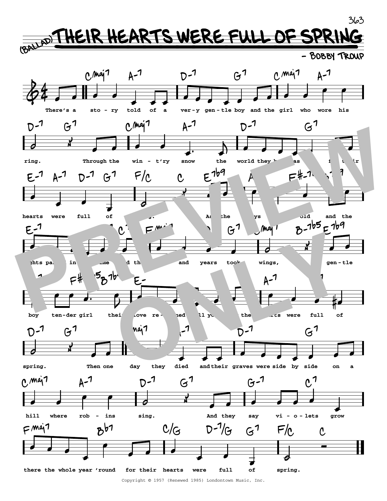 The Beach Boys Their Hearts Were Full Of Spring (Low Voice) sheet music notes and chords arranged for Real Book – Melody, Lyrics & Chords