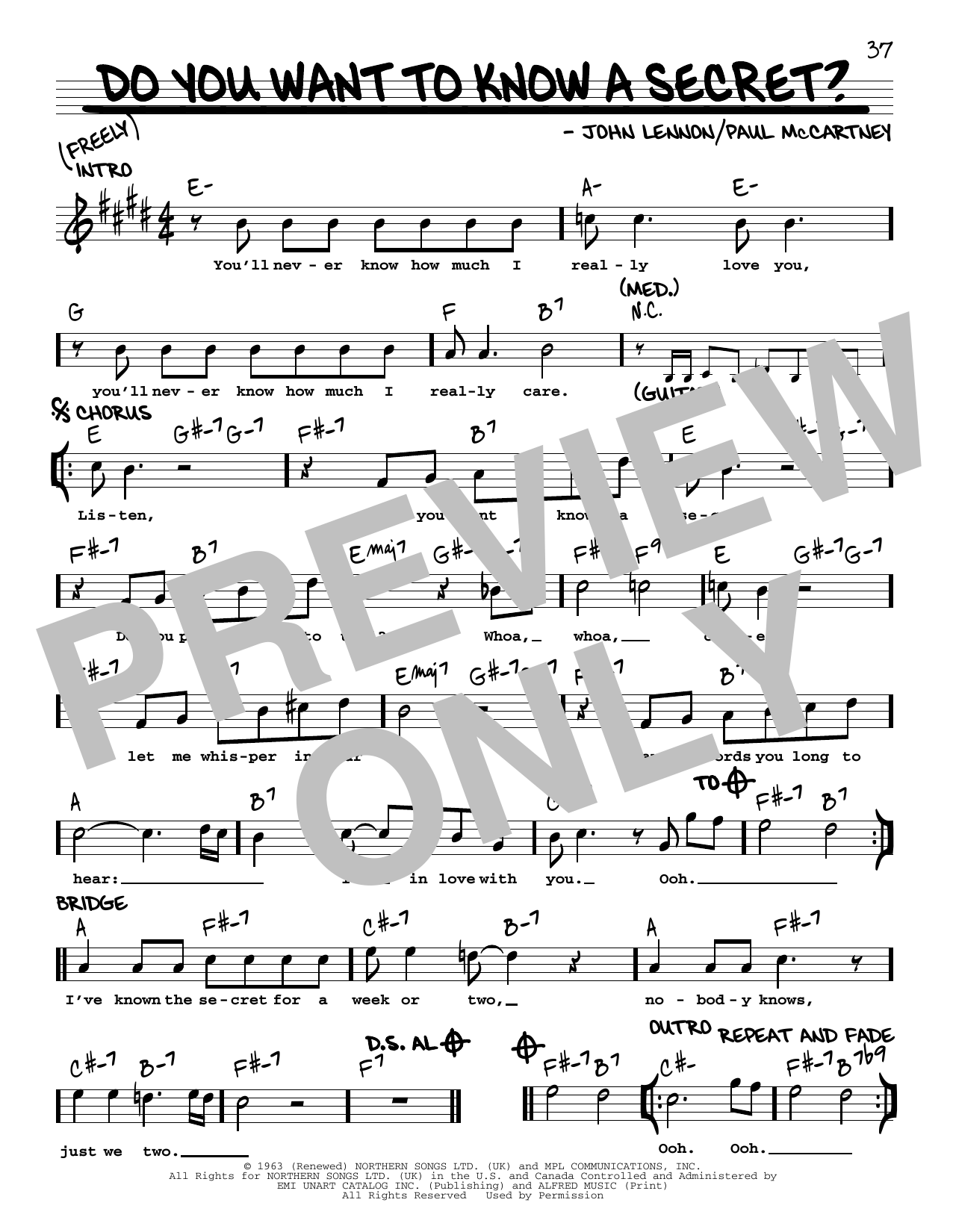 The Beatles Do You Want To Know A Secret? [Jazz version] sheet music notes and chords. Download Printable PDF.